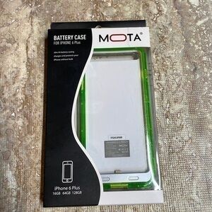 Mota battery case for iPhone 6 Plus.
